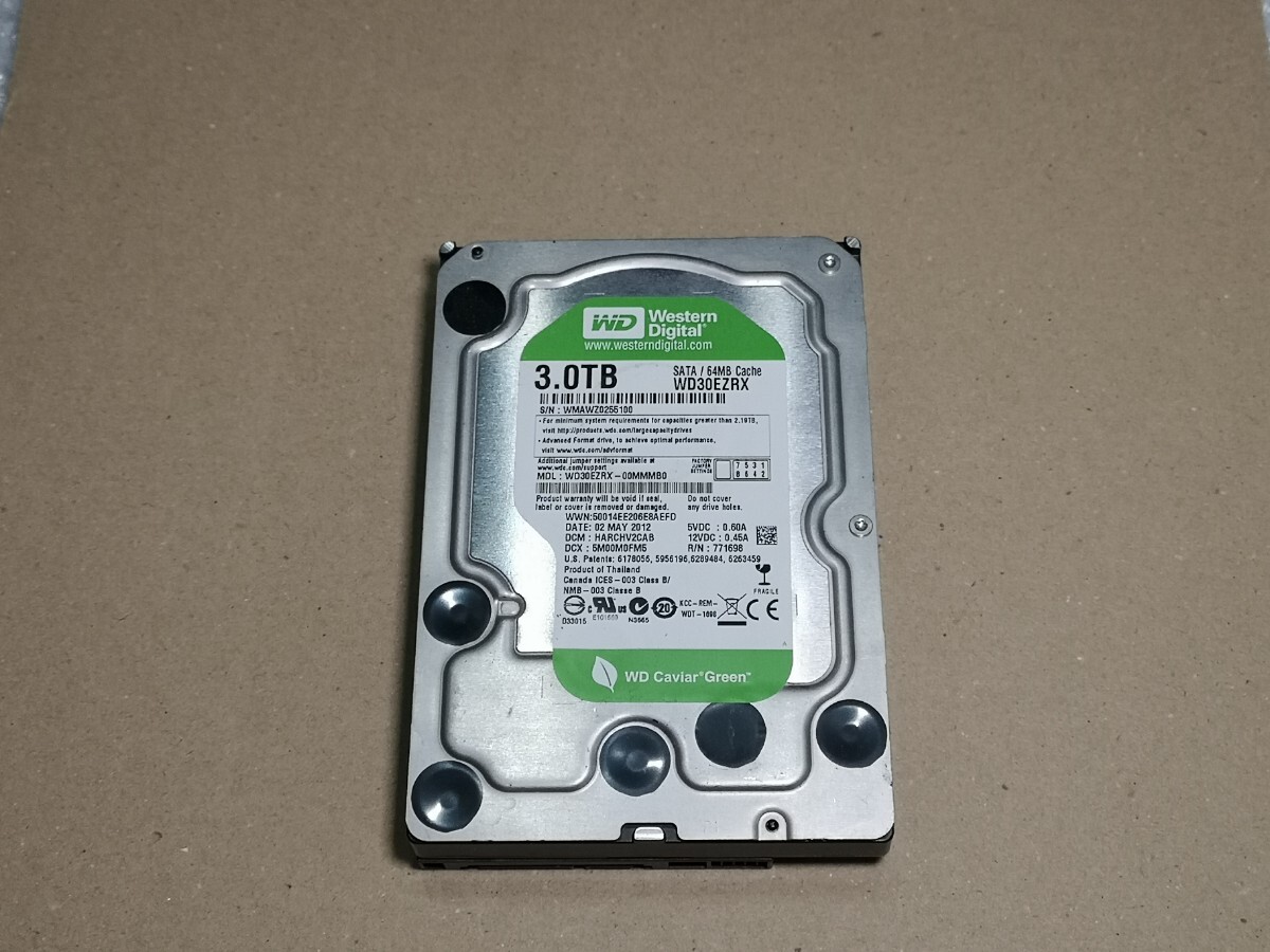 WD WD30EZRX 3.0TB HDD ジャンク扱い_画像1