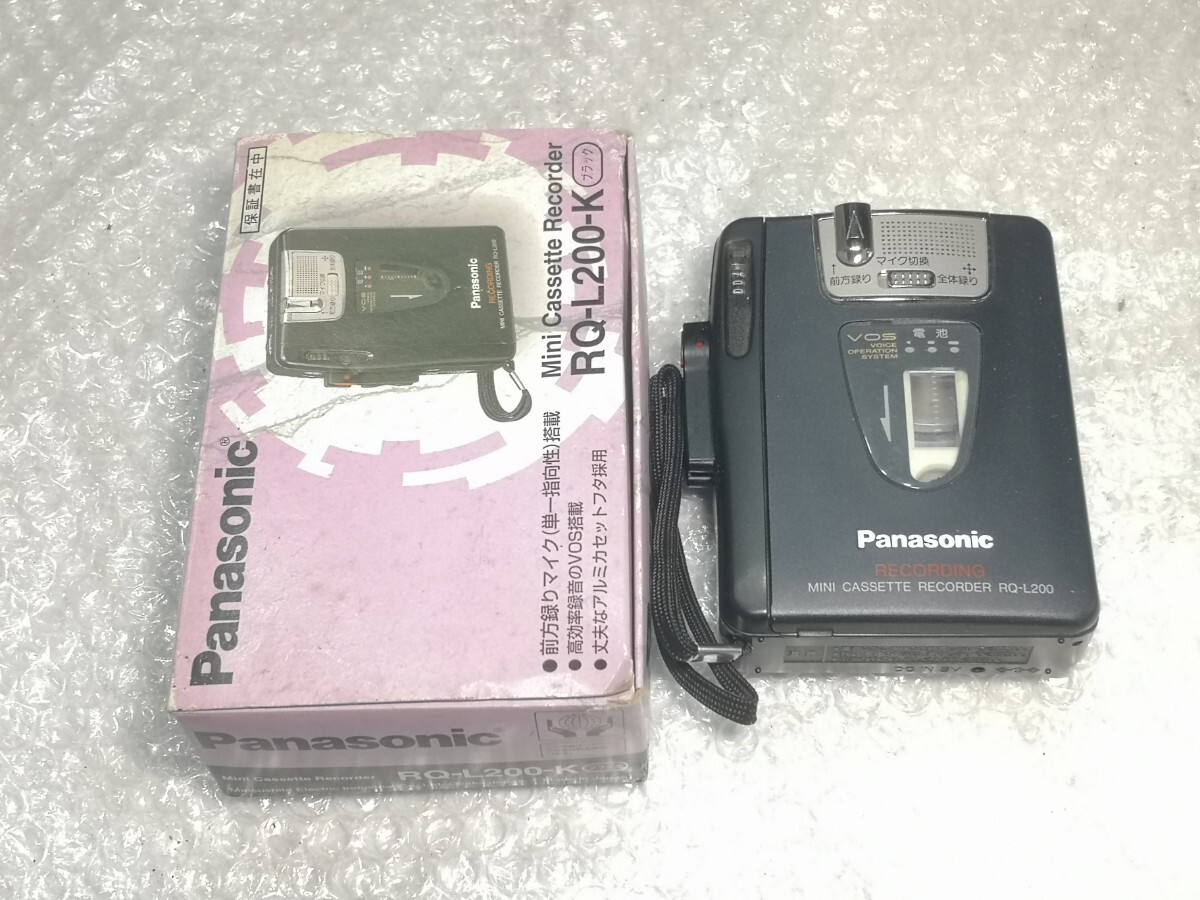 Panasonic RQ-L200 カセットプレーヤー ジャンク扱いの画像1