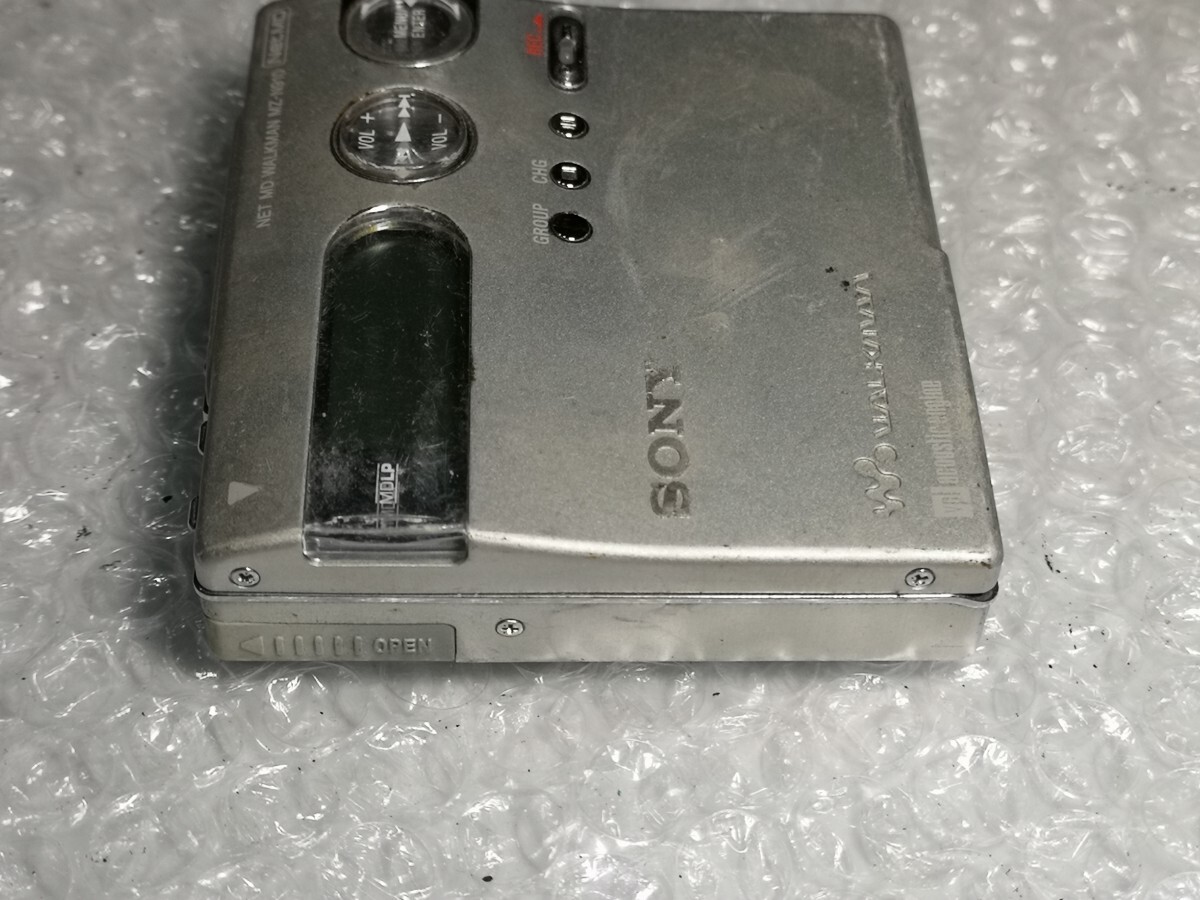 SONY MZ-N910 ポータブルMDプレーヤー ジャンク扱いの画像4