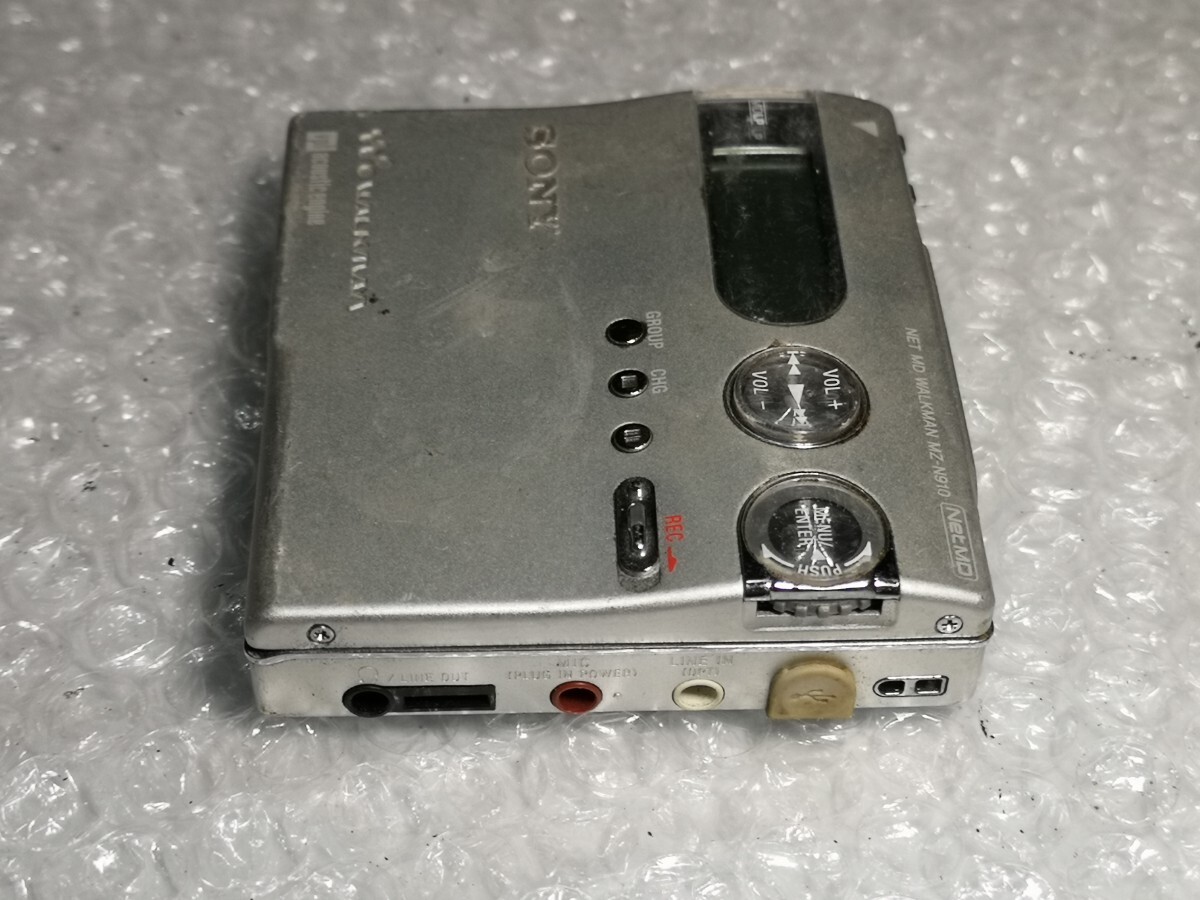 SONY MZ-N910 ポータブルMDプレーヤー ジャンク扱いの画像3
