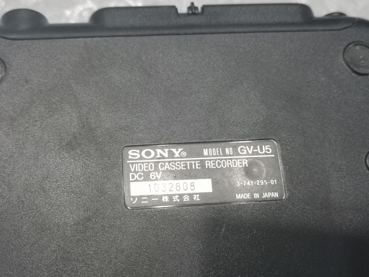 SONY GV-U5 ビデオカセットレコーダー ジャンクの画像5