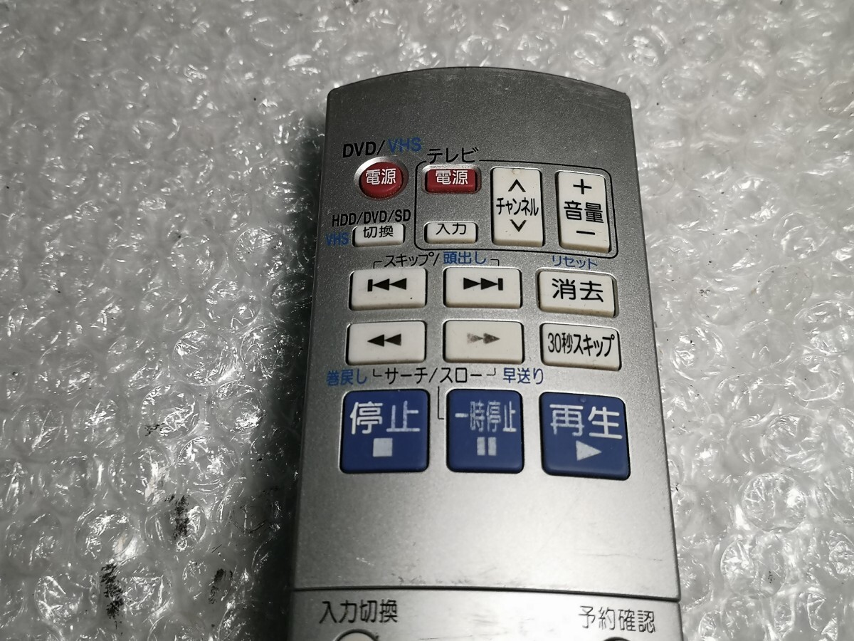 Panasonic EUR7655Y40 DVD/テレビ用リモコン 中古_画像2