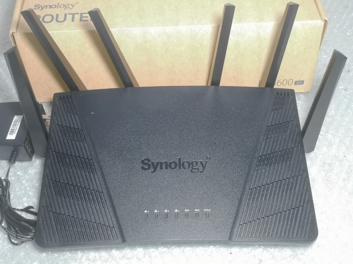 SYNOLOGY RT6600ax беспроводной LAN б/у красивый оригинальная коробка есть 092