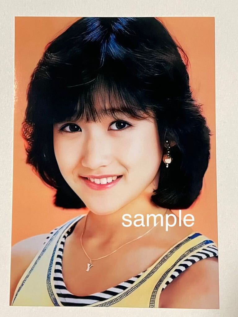  Okada Yukiko L stamp photograph idol 798