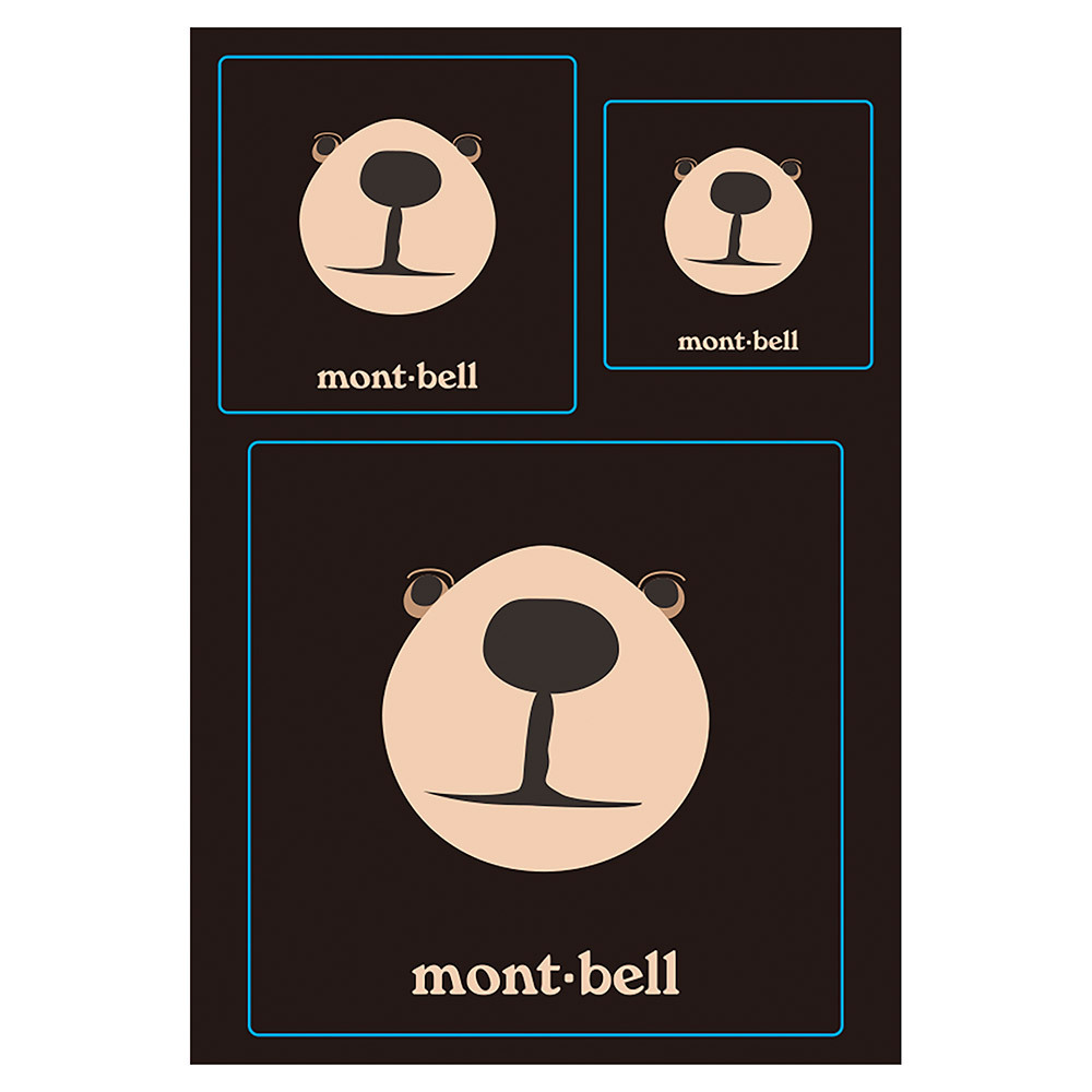 mont-bell モンベル 1124929 ステッカー モンタベアセット 新品の画像1