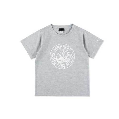 Marmot マーモット TSSKC404 K's Marmots Graphic-T キッズ グラフィックTシャツ グレー 150サイズ 新品_画像1