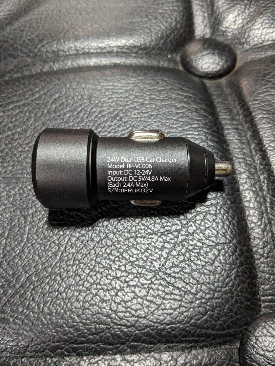 RAVPower USB カーチャージャー 2ポート 24W 4.8A シガーソケット