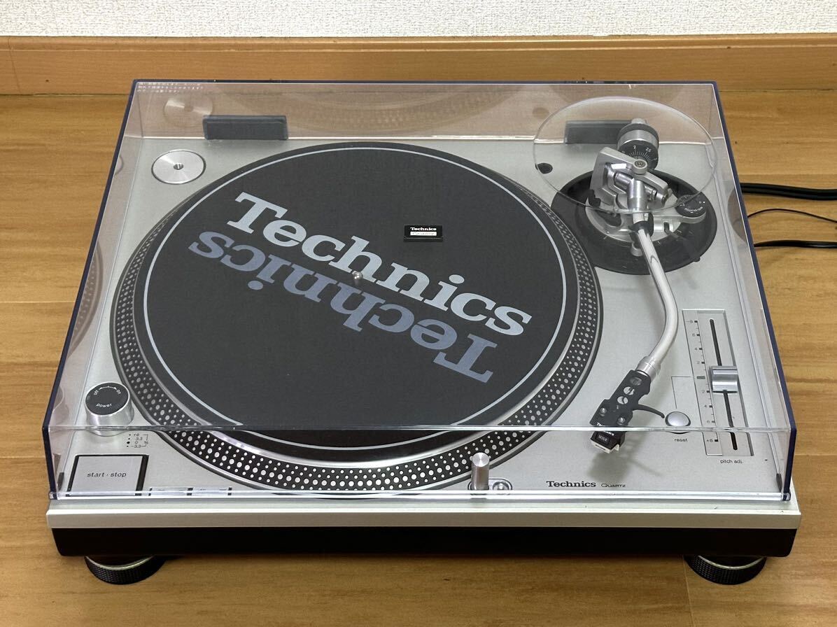 【極美品】Technics テクニクス SL-1200MK3D レコードプレーヤー DJ [カートリッジ/スリップマット/ダストカバー]付 動作品_画像1