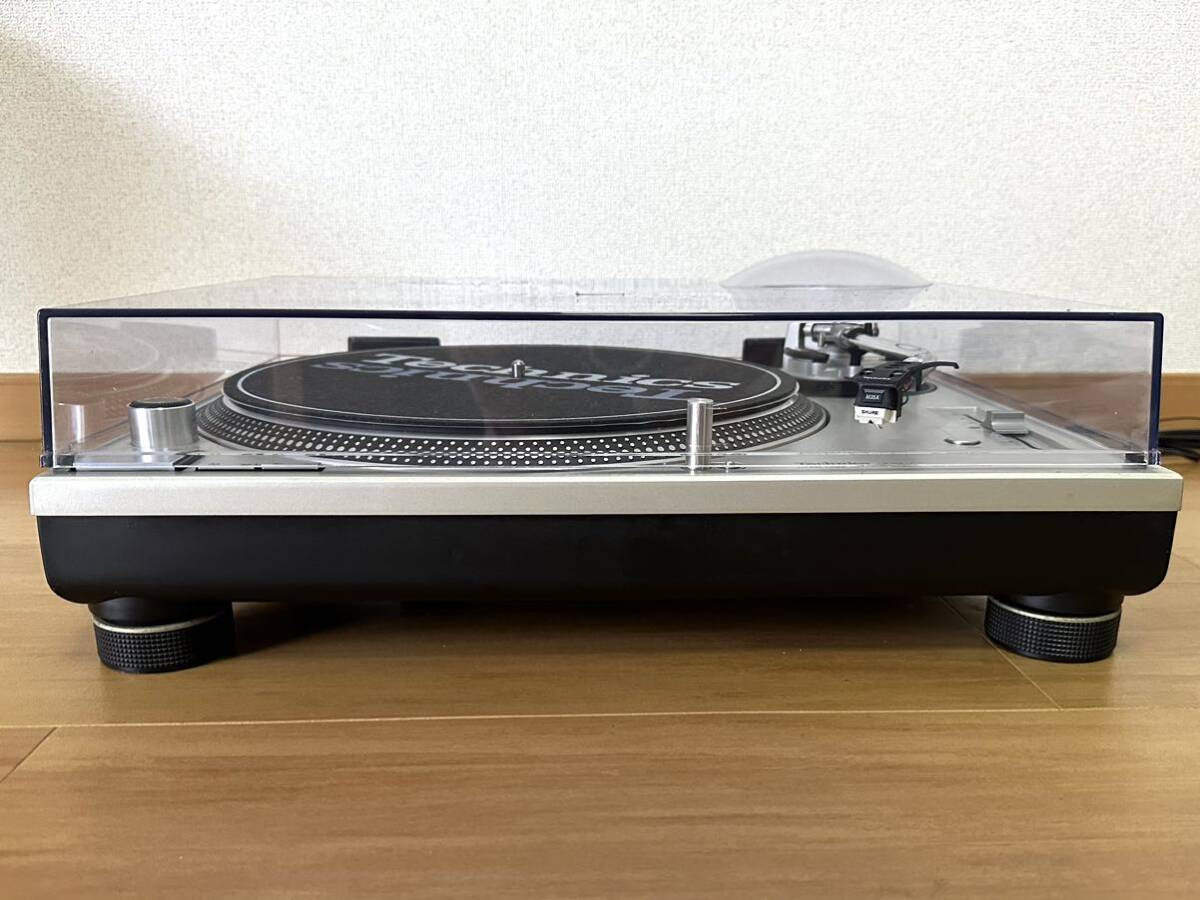 【極美品】Technics テクニクス SL-1200MK3D レコードプレーヤー DJ [カートリッジ/スリップマット/ダストカバー]付 動作品の画像6