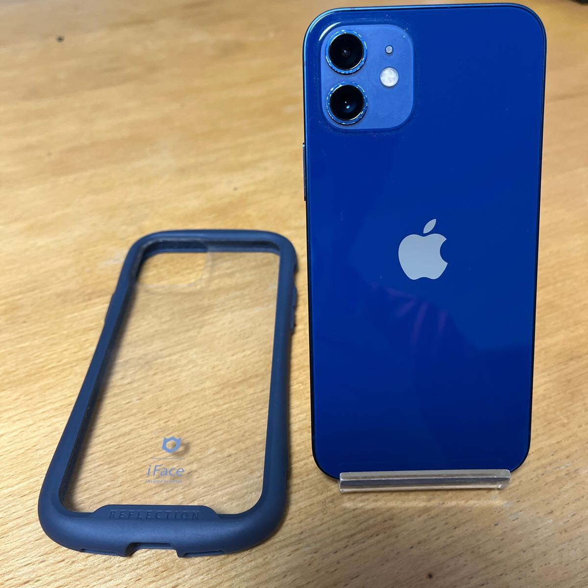 【iPhone 12 128GB ブルー ジャンク品 simフリー 箱・充電器有】_画像2