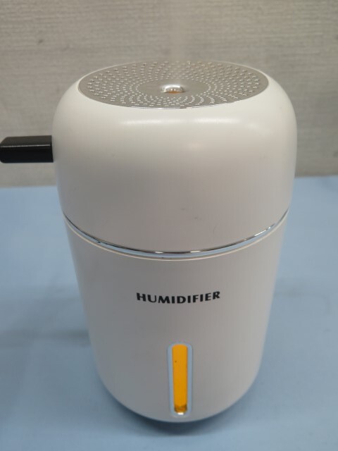 ★HUMIDIFIER GXZ-J630 家庭用超音波加湿器 ホワイト アロマセラピー用エッセンシャルオイルディフューザー A1 USBケーブル付 動作品 93628の画像2