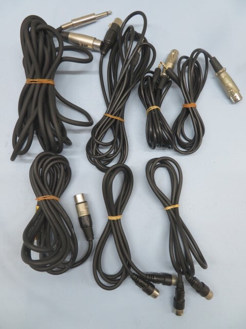 8本セット●●SONY/Audio-technicaなど ECM-PCV80U/AT-VD4 マイク microphone ソニー コンデンサー ケーブル付き ジャンク USED 93822●●の画像9