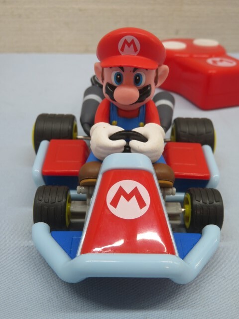 ■Nintendo ラジコンカー 「マリオカート マリオ」 ニンテンドー マリカー リモコン 電池付き ジャンク 93964■！！の画像3