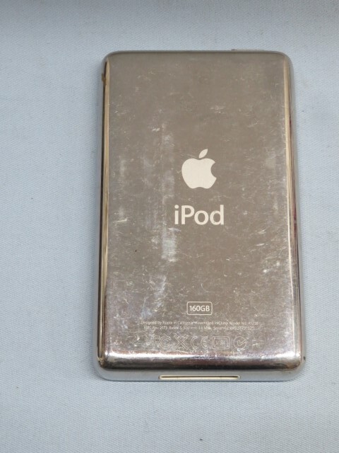 160GB★Apple A1238 デジタルオーディオプレーヤー iPod classic アップル アイポッド クラシック イヤホン/USBケーブル付 動作品 94054★の画像5