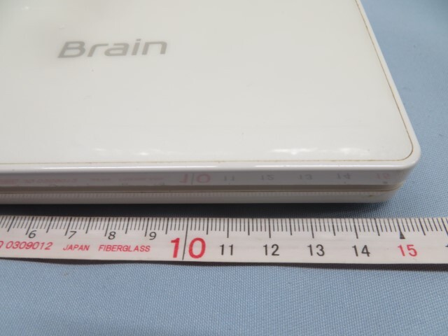 ■SHARP PW-SA1 電子辞書 Brain ホワイト シャープ ブレイン USBケーブル アダプター タッチペン付き 動作品 93286■！！の画像10