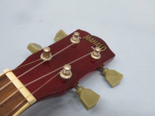 *MAHALO ULP1E/CS ukulele electro Lespaul type ma Halo stringed instruments soft case attaching USED 93567*!!