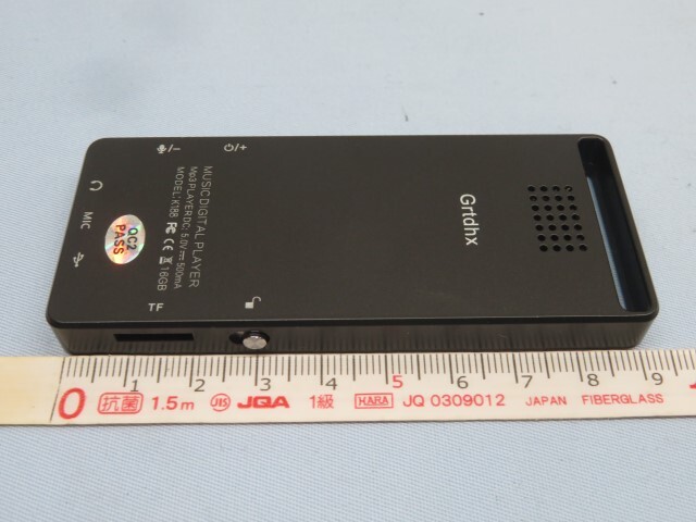 16GB☆Grtdhx K188 デジタルオーディオプレーヤー ブラック イヤホン、USB充電ケーブル付き USED 93582☆！！の画像7