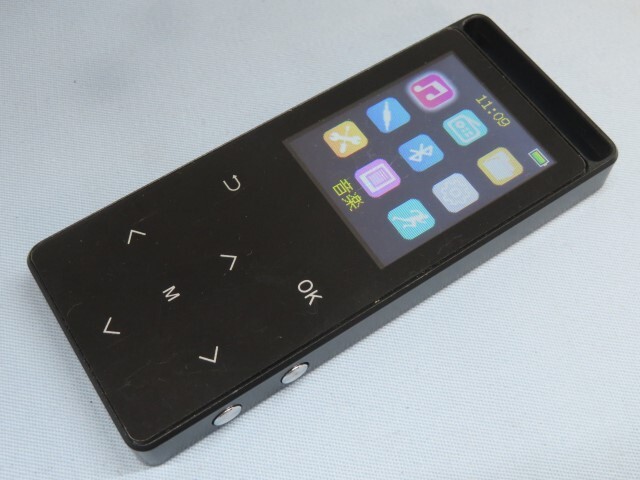 16GB☆Grtdhx K188 デジタルオーディオプレーヤー ブラック イヤホン、USB充電ケーブル付き USED 93582☆！！の画像2