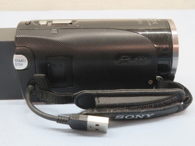 ★SONY HDR-CX270V デジタルHDビデオカメラレコーダー HandyCam ソニー ハンディカム バッテリー/USBケーブル付き 動作品 93676★！！の画像5