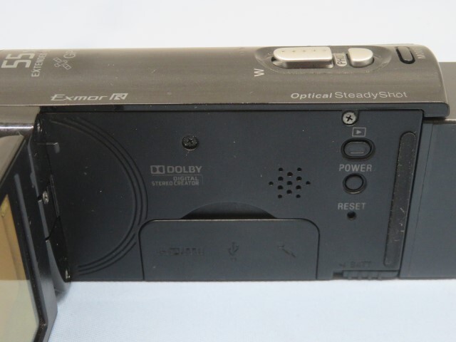 ★SONY HDR-CX270V デジタルHDビデオカメラレコーダー HandyCam ソニー ハンディカム バッテリー/USBケーブル付き 動作品 93676★！！の画像4