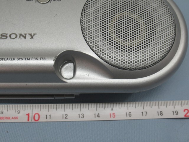 MDLP対応★SONY MZ-E505 ポータブルMDプレーヤー WALKMAN ソニー ウォークマン SRS-T88 スピーカー付き ジャンク USED 93655 SA★！！の画像9