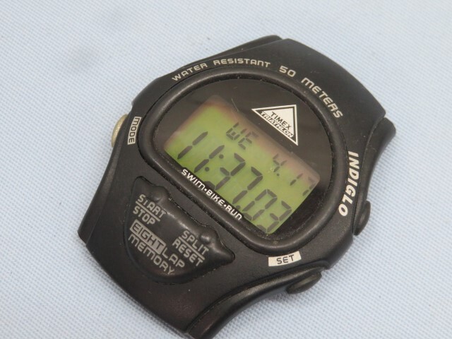 ★TIMEX TRIATHLON 腕時計 クォーツ デジタル タイメックス トライアスロン 電池交換済み 93692★！！の画像1