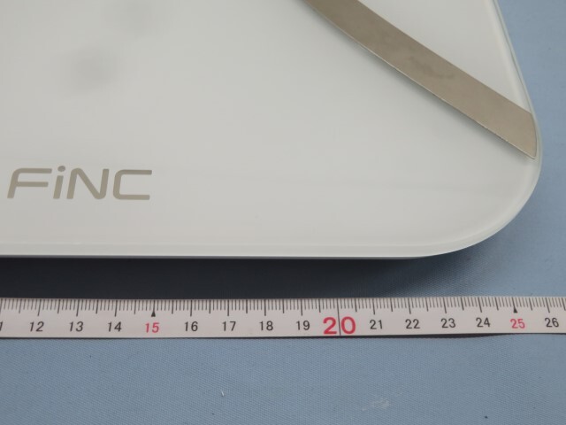 ■FiNC CS20E-mini 体組成計 ホワイト フィンク 体重計 0～150kg 電池付き 動作品 93694■！！の画像8