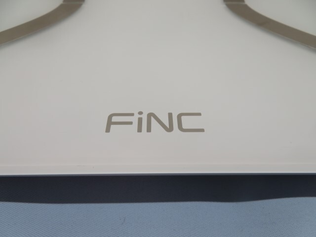 ■FiNC CS20E-mini 体組成計 ホワイト フィンク 体重計 0～150kg 電池付き 動作品 93694■！！の画像3