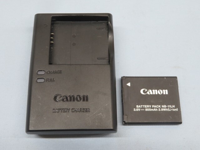 ■Canon CB-2LF/NB-11LH バッテリー充電器・デジカメバッテリーパックセット キヤノン IXY 630/140/120用 93768■！！の画像1