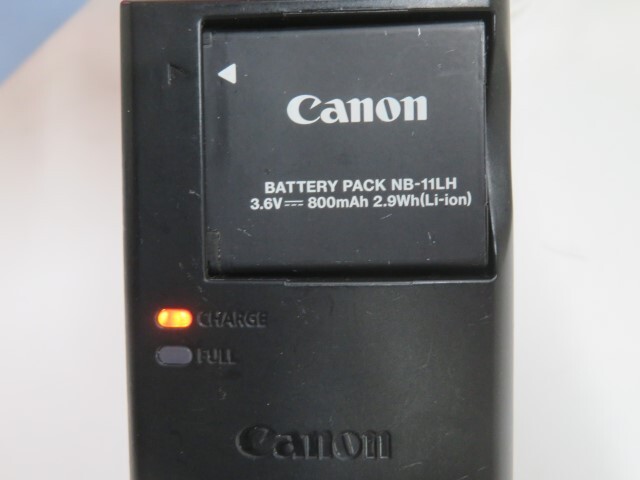 ■Canon CB-2LF/NB-11LH バッテリー充電器・デジカメバッテリーパックセット キヤノン IXY 630/140/120用 93768■！！の画像2