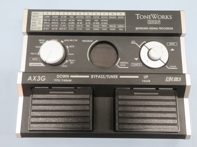 ★KORG AX3G マルチエフェクター フットタイプ ギター用 TONE WORKS MODELING SIGNAL PROCESSOR コルグ トーンワークス USED 93771★！！の画像1