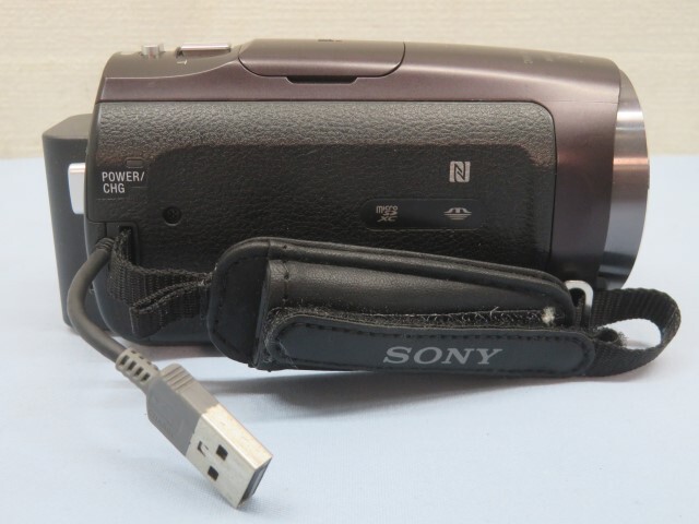 ★SONY HDR-PJ670 デジタルHDビデオカメラレコーダー ボルドーブラウン Handycam ソニー ハンディカム バッテリー付き USED 93785★！！の画像6