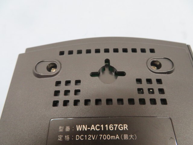 ★I-O DATA WN-AC1167GR 11ac対応867Mbps Wi-Fiルーター アイオデータ PC用品 アダプターなし ジャンク USED 93782★！！_画像5