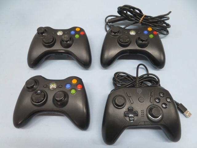 4 pcs. set *Microsoft 1403 wireless controller XBOX360 for Microsoft Junk USED 93857*!!