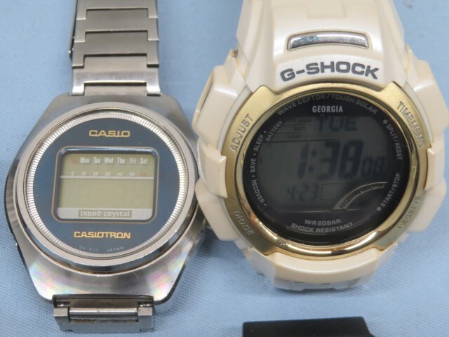 8 pcs set *Swatch/CASIO/SEIKO H357-5140/GW-300LVJ wristwatch IRONY/G-SHOCK quartz Swatch Casio Seiko Junk USED 93886*!