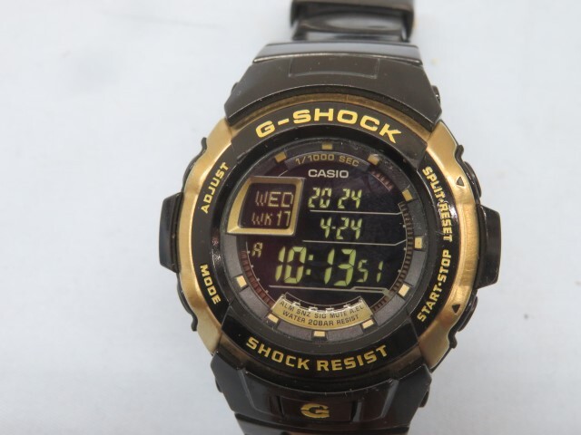 ★CASIO G-7700G 腕時計 G-SHOCK ブラック クォーツ デジタル カシオ Gショック ライトOK 電池交換済み 93928★！！の画像2