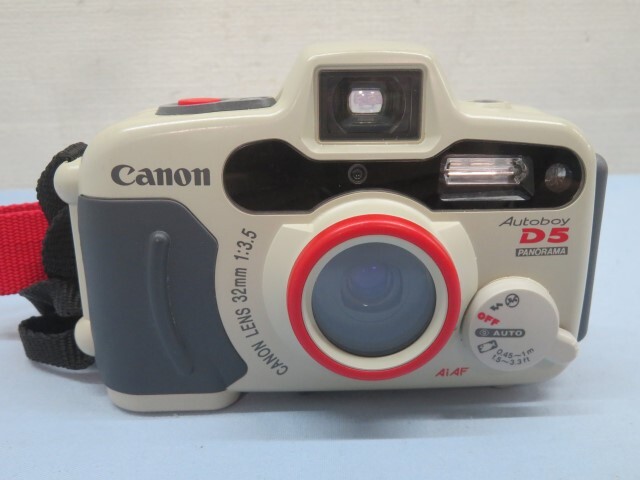 #CANON AUTOBOY D5 film camera Canon auto Boy PANORAMA water land both for waterproof with strap .USED 93973#!!