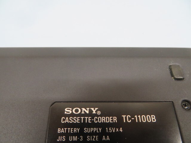 ★SONY TC-1100B カセットレコーダー 録音/再生/REC ソニー USED 94085★！！の画像8