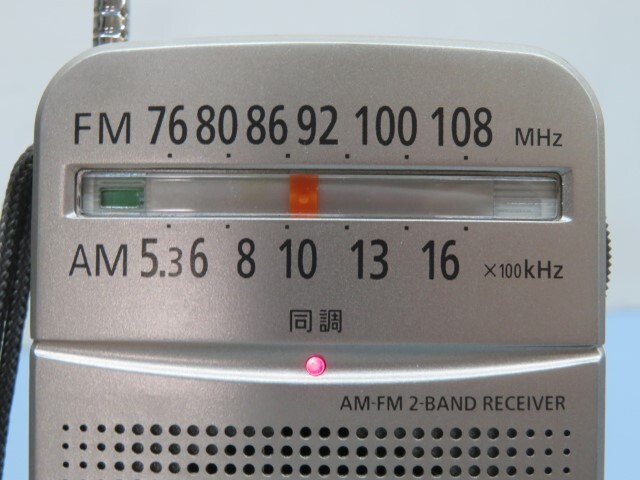 ◇◇Panasonic RF-P55 FM/AM 2バンドレシーバー ラジオ パナソニック 動作品 USED 94122◇◇の画像2