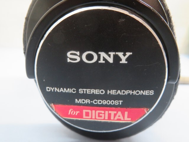 ★SONY MDR-CD900ST モニターヘッドホン ソニー レコーディング スタジオ 密閉型 ヘッドフォン 難あり USED 94170★！！_画像3