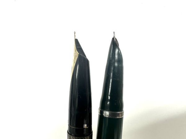 D016-C8-536 ◎ PARKER パーカー SHEAFFER シェーファー 万年筆 2点セット ペン先 14K 585 筆記具の画像3