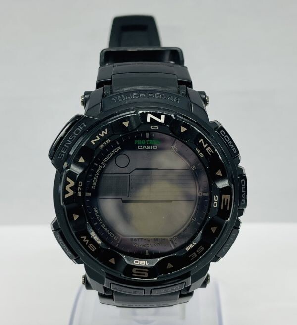 D212-G15-3 ◎ CASIO カシオ PRO TREK プロトレック PRW-2500 メンズ クォーツ クロノグラフ デジタル 腕時計の画像1