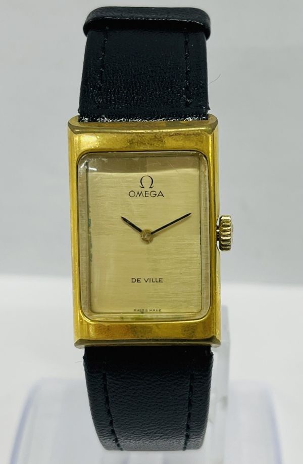E233-C8-527 ◎ OMEGA オメガ Ω DE VILLE デビル レディーズ 手巻き 腕時計 稼働の画像1