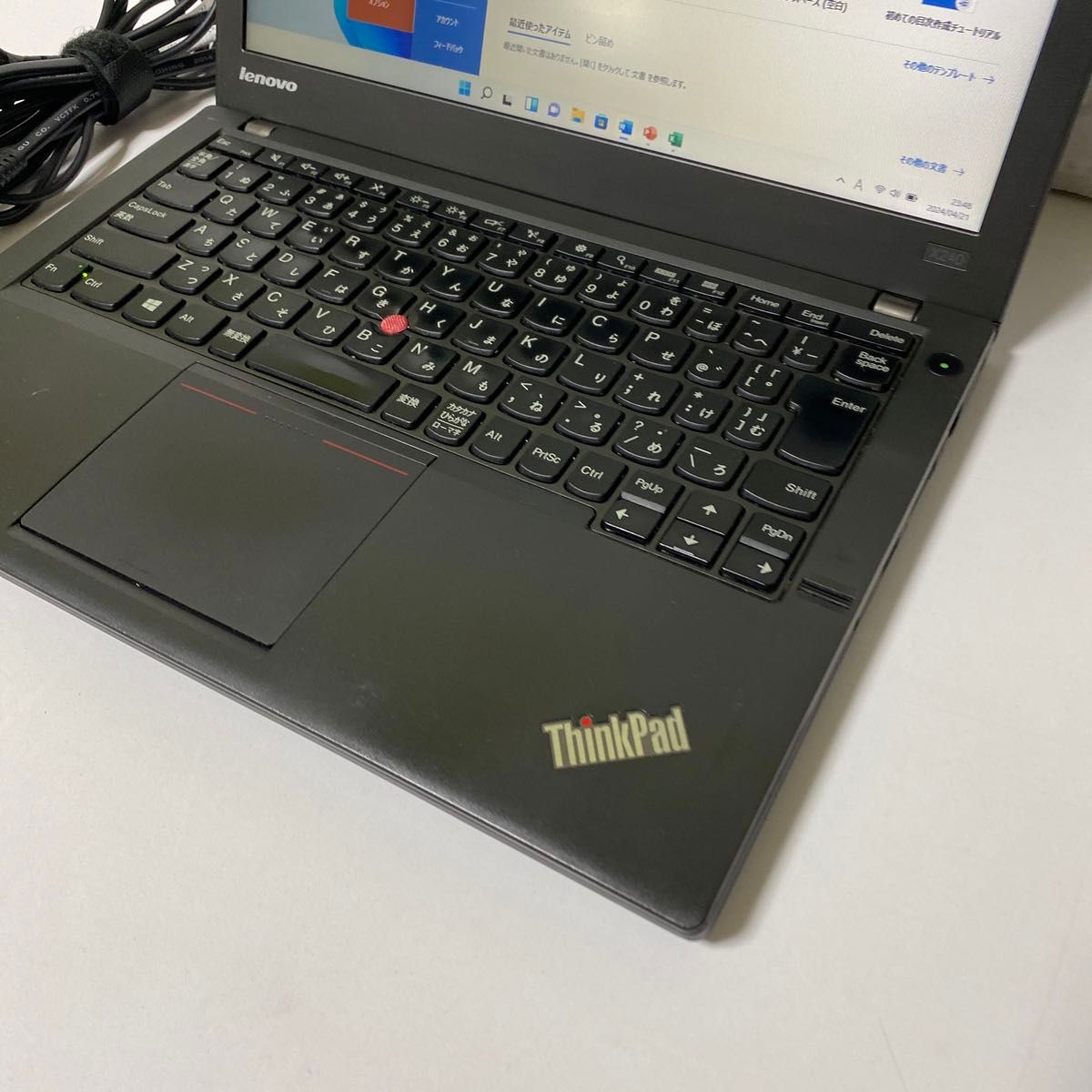 Windows11 オフィス付き　SSD500GB Core i5 LENOVO ThinkPadノートパソコン発送無料　おすすめ