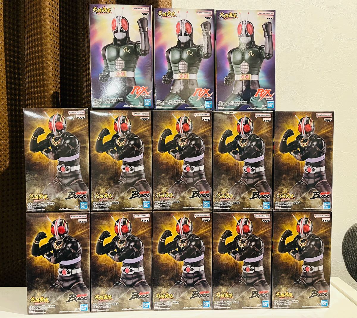 仮面ライダー 英雄勇像 フィギュア black 10個 black RX 3個 計 仮面ライダー 英雄勇像 フィギュア black 10個 black RX 3個 計