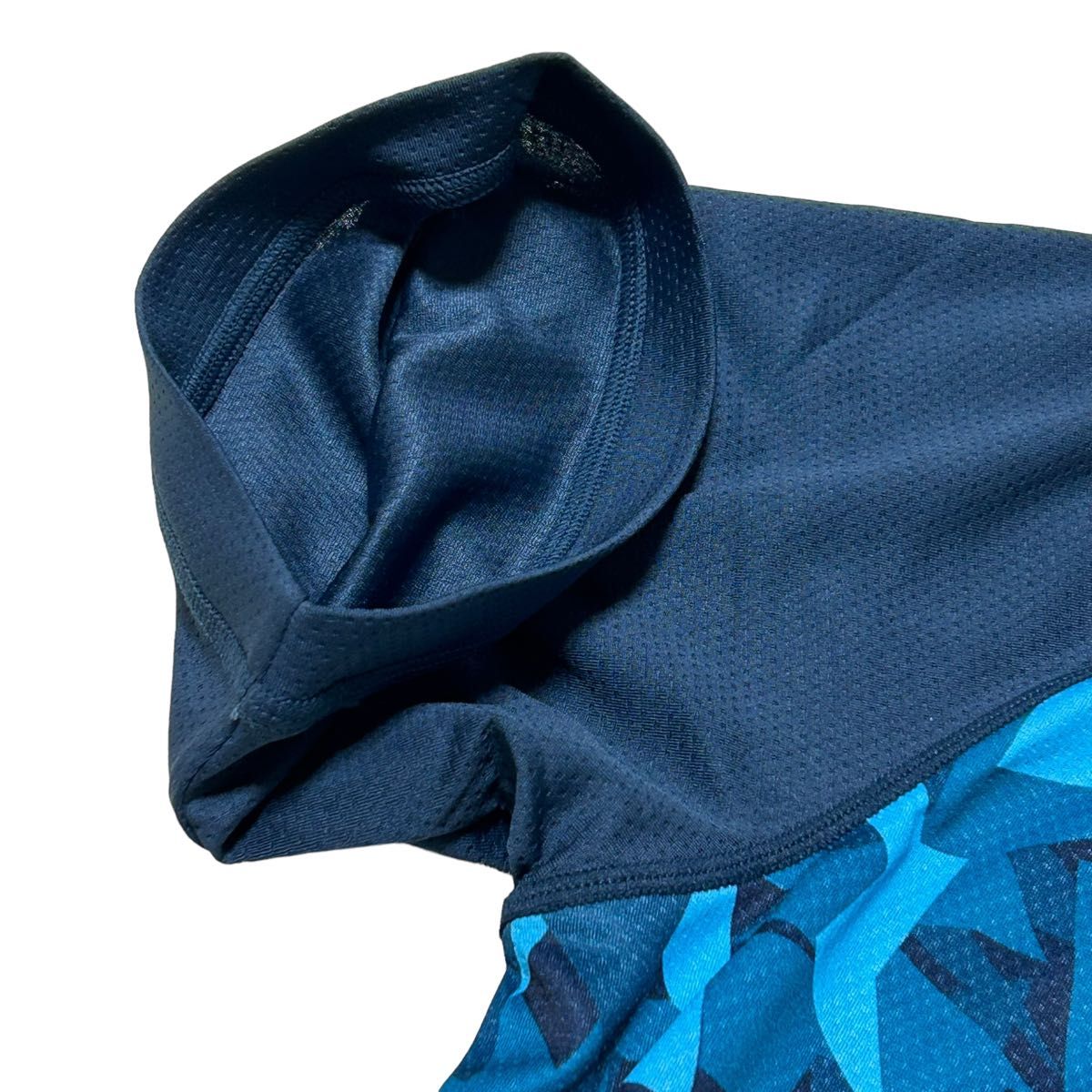 未使用　タグ付き　カンタベリー　ラグビー　シャツ　半袖　トレーニング　幾何学迷彩　XL