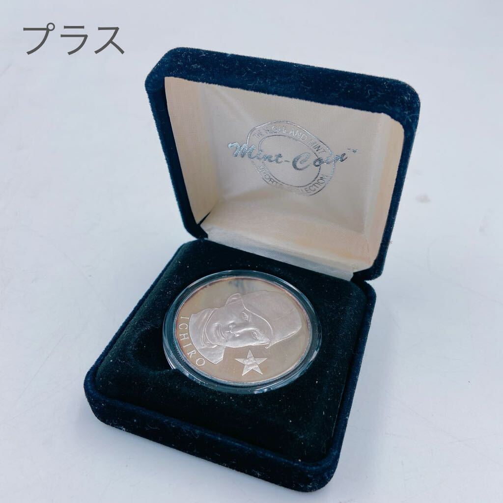 3C082 記念メダル イチロー ICHIRO silver series medallion 0160/1000 ケース付_画像1