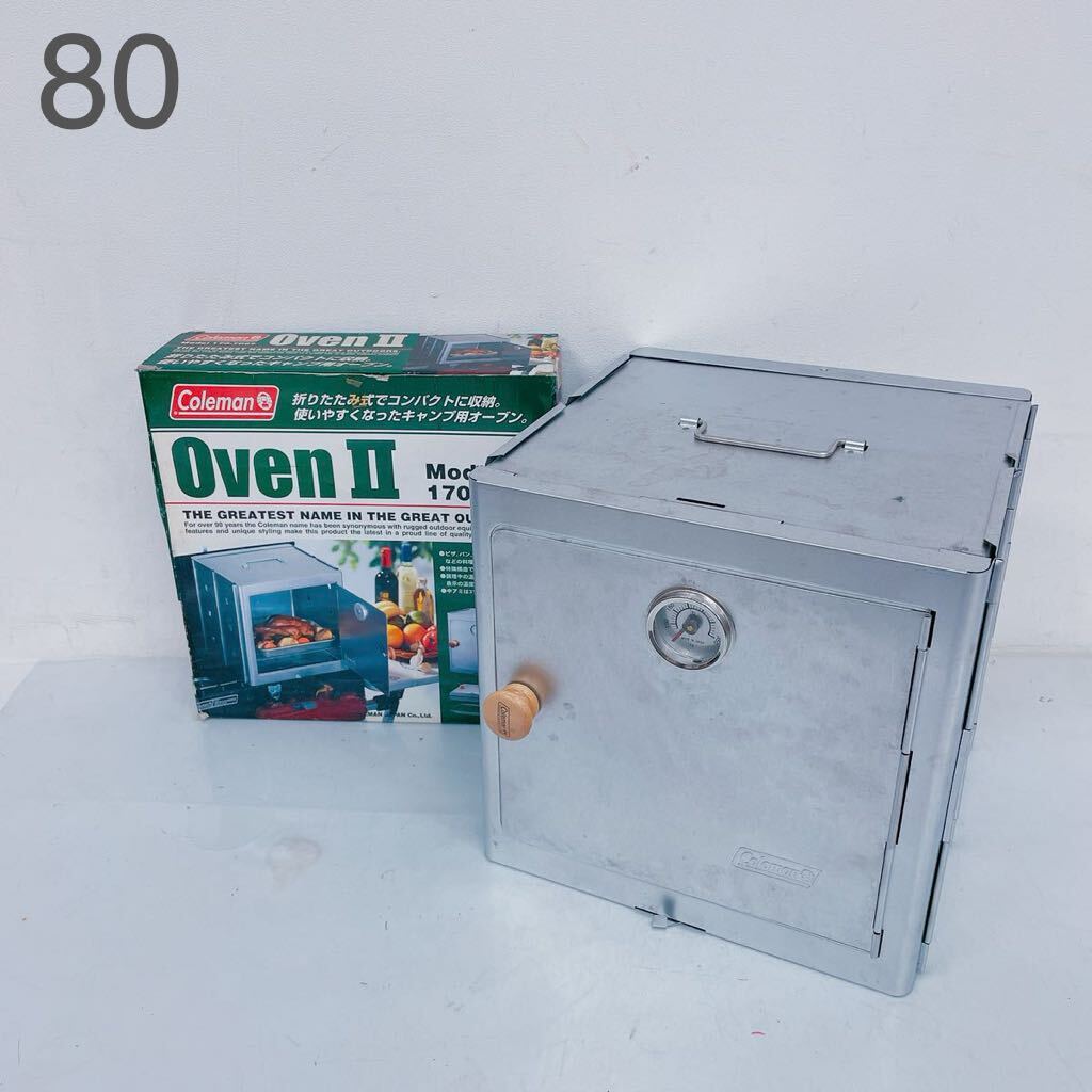 3C087 Coleman コールマン キャンプ用 オーブン Oven Ⅱ 170-7097 折りたたみ式 元箱付の画像1
