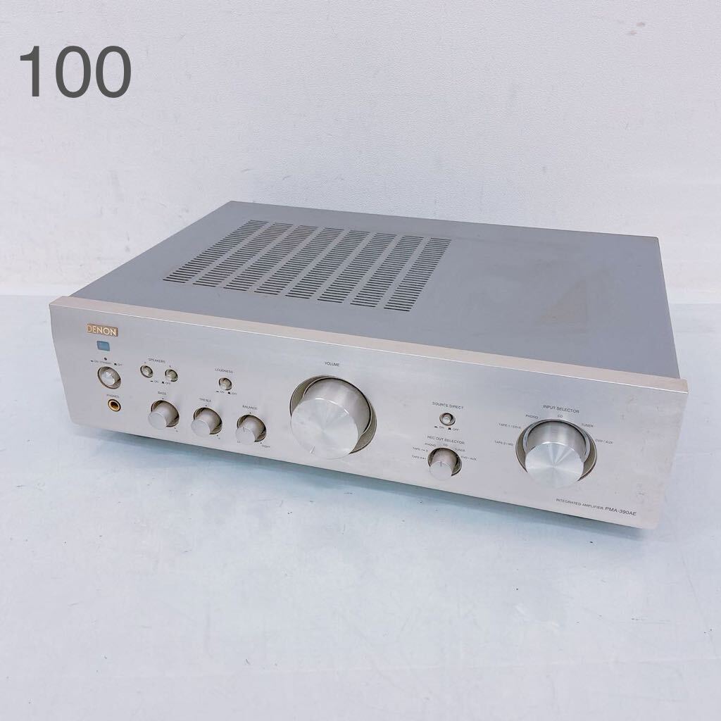 4C040 DENON Denon pre-main amplifier PMA-390AE amplifier audio equipment silver 