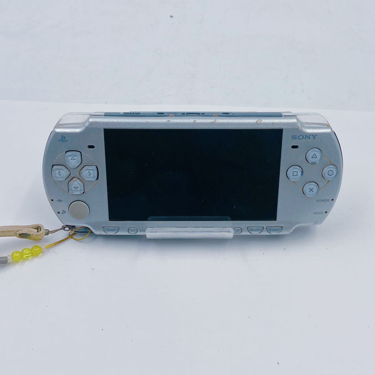 4B011 SONY ソニー PSP シルバー系 PlayStation ポータブル ゲーム_画像2